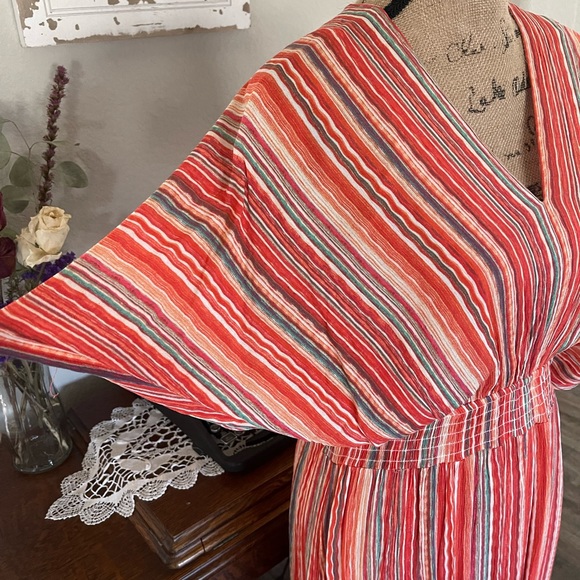 Nina Leonard ladies beautiful summer flowing long maxi dress. NWOT - Picture 6 of 13